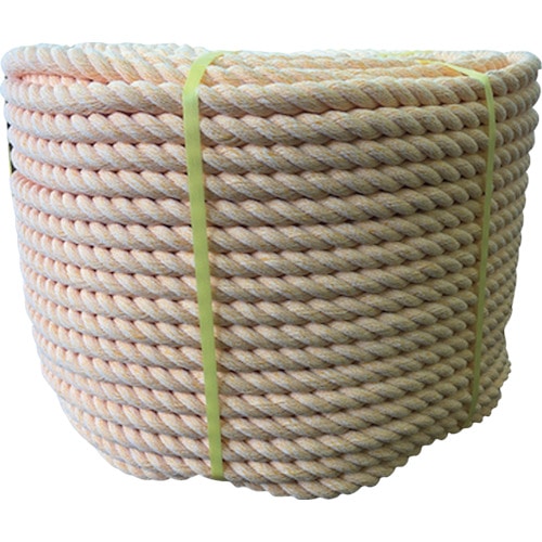 トラスコ中山 ユタカメイク KPロープ巻物 20mm×200m(ご注文単位1巻)【直送品】