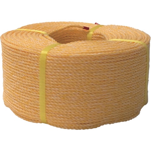 トラスコ中山 ユタカメイク ロープ KPロープ巻物 4φ×200m(ご注文単位1巻)【直送品】