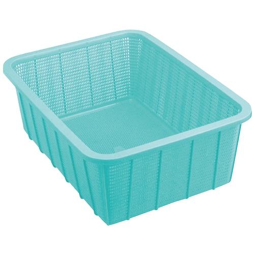 トラスコ中山 積水 角かご深型 大 青(ご注文単位1個)【直送品】