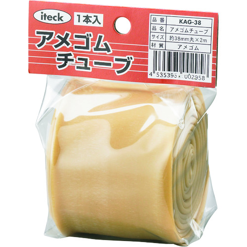 トラスコ中山 光 ゴムチューブ 38mm丸（ご注文単位1個）【直送品】