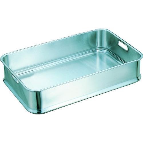 トラスコ中山 スギコ 18-8給食バット 手穴付 610×385×130(ご注文単位1枚)【直送品】