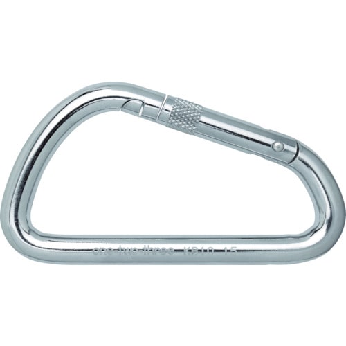 トラスコ中山 123 カラビナ 鉄変D型環なし(ご注文単位1個)【直送品】