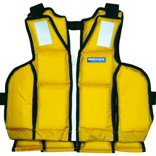 トラスコ中山 タニザワ 小型船舶用浮力補助具 黄(ご注文単位1着)【直送品】