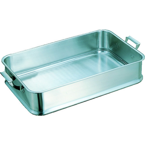 トラスコ中山 スギコ 18-8給食バット 手付 610×385×130(ご注文単位1枚)【直送品】