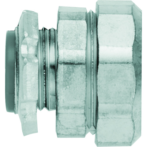 トラスコ中山 SANKEI ケイフレックス用 コネクタ ノックアウト接続用 管用平行おねじ付き　158-4180（ご注文単位1個）【直送品】