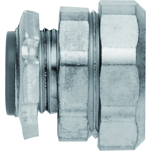 トラスコ中山 SANKEI ケイフレックス用 コネクタ ノックアウト接続用 管用平行おねじ付き　158-5776（ご注文単位1個）【直送品】