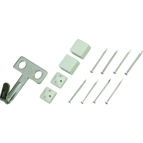 トラスコ中山 光 石膏ボード用フックニッケルメッキお徳用(12個入)×:個 〇:PK(ご注文単位1パック)【直送品】