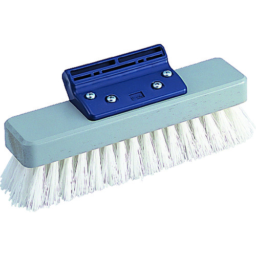 トラスコ中山 TRUSCO ワンタッチデッキブラシ 幅240mm(ご注文単位1個)【直送品】