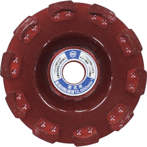 トラスコ中山 三京 ドルチェカップ 下地調整 コンクリート表面処理用 100X15(ご注文単位1枚)【直送品】