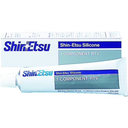 トラスコ中山 信越 電気用一液RTVゴムパウンド 白(ご注文単位1本)【直送品】