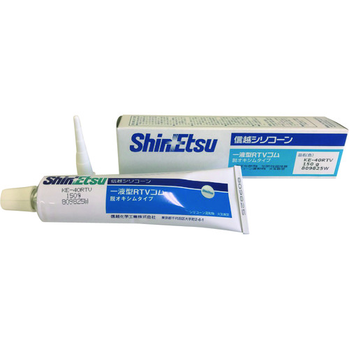 トラスコ中山 信越 一般工業用シリコーンシーリング剤 KE40 150g(ご注文単位1本)【直送品】