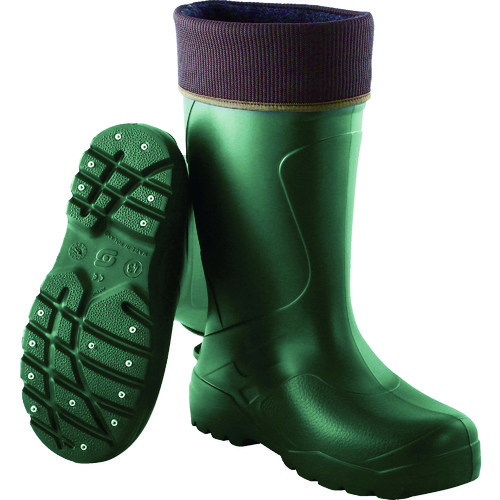 トラスコ中山 Camminare EVA防寒長靴 Explorer 26.0 グリーン(ご注文単位1足)【直送品】