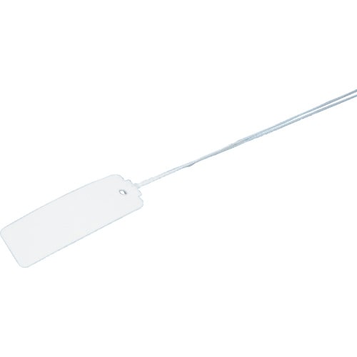 トラスコ中山 未来 カラーエフR (プラスチック製・線名札) 縦×横×厚さ：41×15×1.0mm 20枚入（ご注文単位1袋）【直送品】