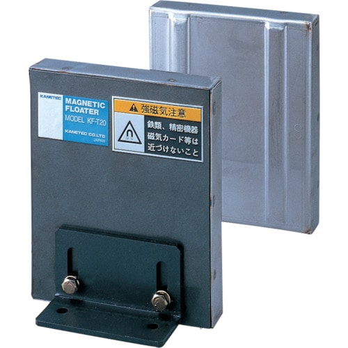 トラスコ中山 カネテック 磁選用品 鉄板分離器 フロータ(薄型) 幅102mm×奥行51.5mm×高さ127mm(ご注文単位1組)【直送品】