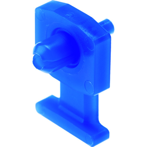 トラスコ中山 パンドウイット リベット式薄型押し込み固定具 青 (100個入)（ご注文単位1袋）【直送品】