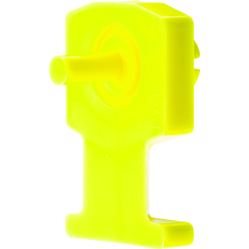 トラスコ中山 パンドウイット リベット式薄型押し込み固定具 黄 (100個入)（ご注文単位1袋）【直送品】