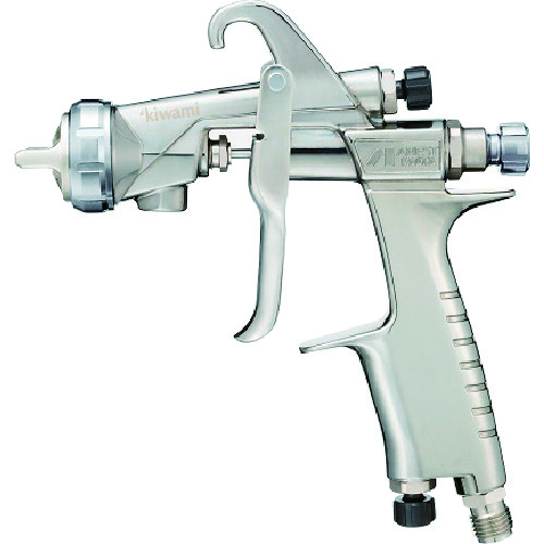 トラスコ中山 アネスト岩田 自動車補修専用スプレーガン(重力式) ノズル口径 Φ1.6 パターン開き200mm(ご注文単位1台)【直送品】