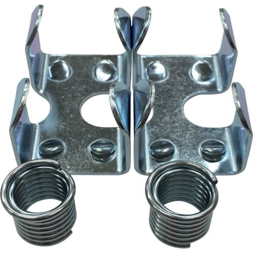 トラスコ中山 ユタカメイク 金具 ロープキャッチャー鉄 12φ用(ご注文単位1袋)【直送品】