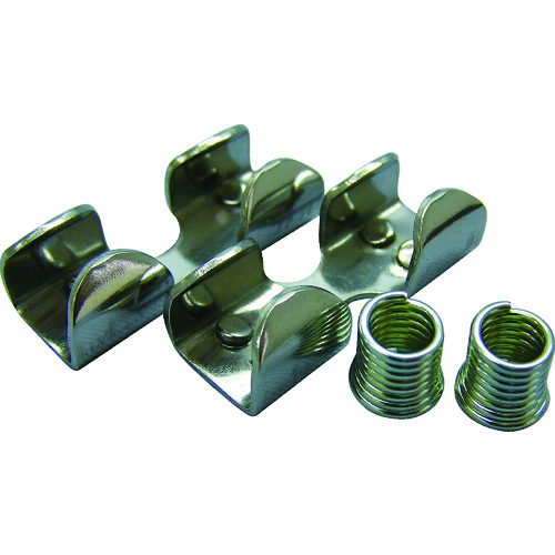 トラスコ中山 ユタカメイク 金具 ロープキャッチャーSUS 6φ用 (ステンレス)(ご注文単位1袋)【直送品】