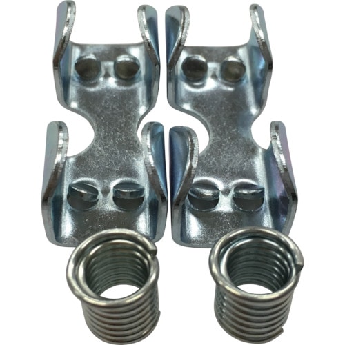 トラスコ中山 ユタカメイク 金具 ロープキャッチャー鉄 6φ用(ご注文単位1袋)【直送品】