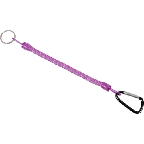 トラスコ中山 KAHARA 安全ロープ KJランヤードミニ パープル(ご注文単位1個)【直送品】