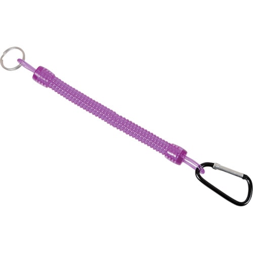 トラスコ中山 KAHARA 安全ロープ KJランヤード パープル(ご注文単位1個)【直送品】