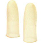 トラスコ中山 プラス 35968)指サック アメ色 M KM-102H 100個入(ご注文単位1箱)【直送品】