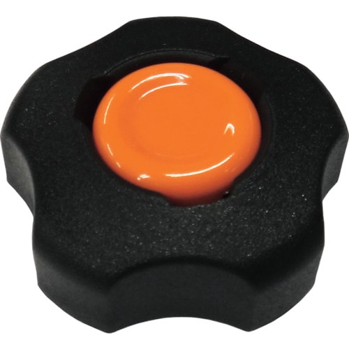 トラスコ中山 コノエ ノブスターN 黒-オレンジ M10(10個入)(ご注文単位1袋)【直送品】