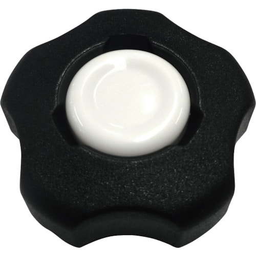 トラスコ中山 コノエ ノブスターN 黒-白 M8(10個入)(ご注文単位1袋)【直送品】