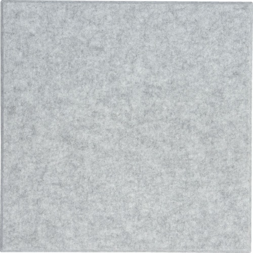 トラスコ中山 光 吸音フェルト 400×400×9 グレー 107-7448(ご注文単位1枚)【直送品】