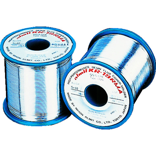 トラスコ中山 アルミット 鉛入りやに入りはんだ KR-19 RMA 0.5mm(ご注文単位1巻)【直送品】