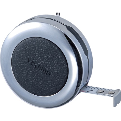 トラスコ中山 タジマ コンベックス KREIS(クライス)3 レザー/ブラック 3m メートル目盛/紙ケース(ご注文単位1個)【直送品】