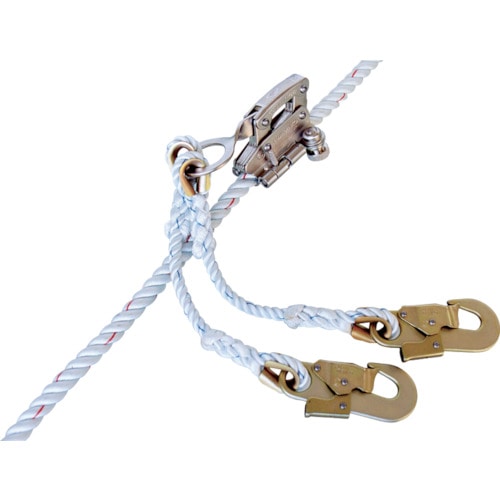 トラスコ中山 ツヨロン 傾斜面作業用昇降・定位置機具 KS-1 ロリップ メインロープ用(ご注文単位1個)【直送品】