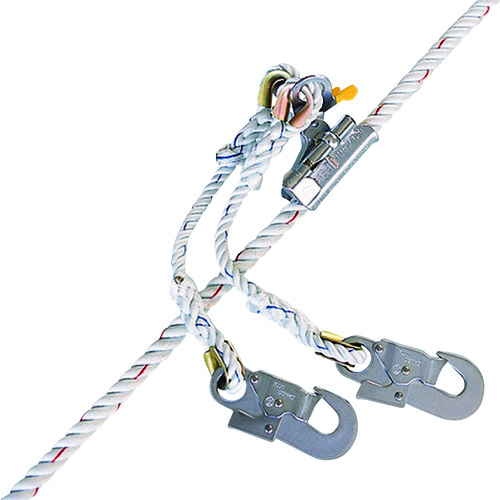 トラスコ中山 ツヨロン 傾斜面作業用昇降・定位置機具 KS21-1W ロリップ メインロープ用(ご注文単位1個)【直送品】