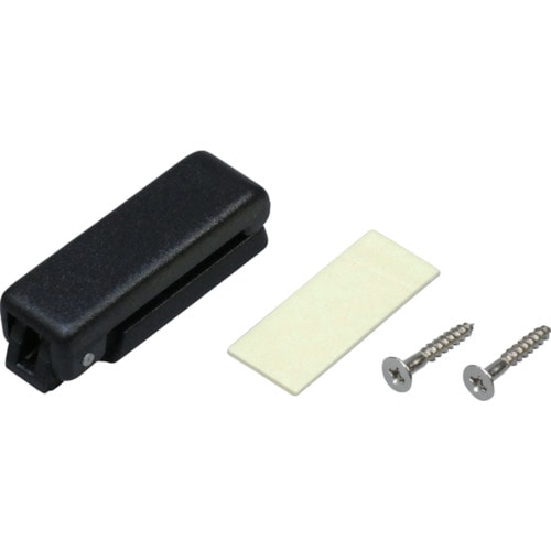 トラスコ中山 光 収納フック 小 ABS 黒 (1個=1PK)(ご注文単位1個)【直送品】