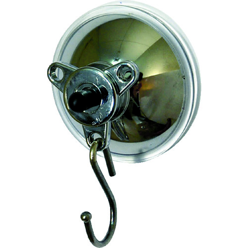 トラスコ中山 光 真空吸盤フック「スーパータコ」シルバー(ご注文単位1個)【直送品】