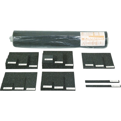 トラスコ中山 光 低反発ウレタンクッション 100mmX100mm 5t 黒(ご注文単位1枚)【直送品】