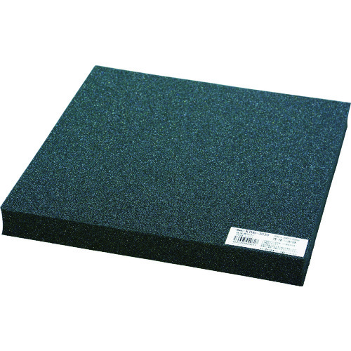 トラスコ中山 光 低反発ウレタンクッション 300mmX300mm 30t 黒(ご注文単位1枚)【直送品】