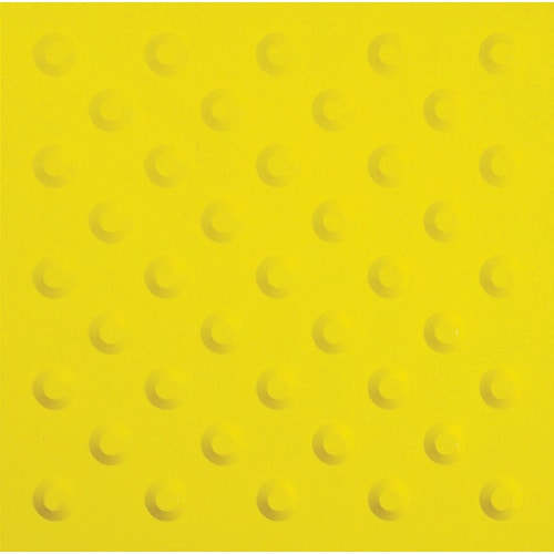 トラスコ中山 光 点字マット 警告タイプ小 300角（ご注文単位1枚）【直送品】