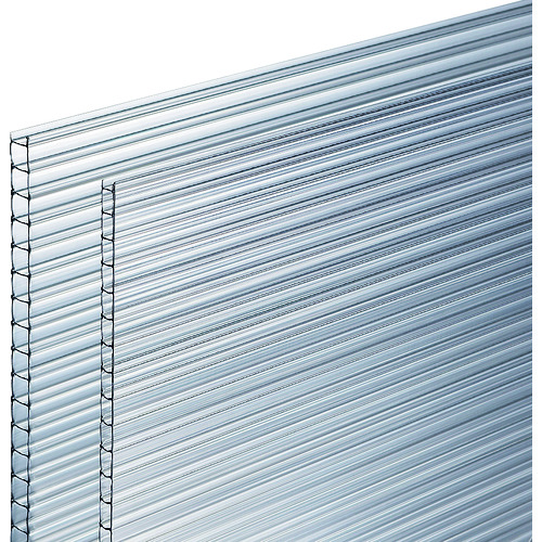 トラスコ中山 光 ポリカ中空ボード450×900×4mm透明2枚入（ご注文単位1箱）【直送品】
