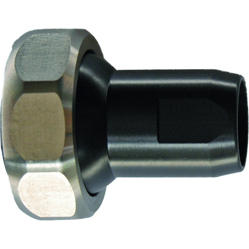 トラスコ中山 ヒルトライン 樹脂製 丸ノズル φ12(アジャストナット入り)(ご注文単位1個)【直送品】