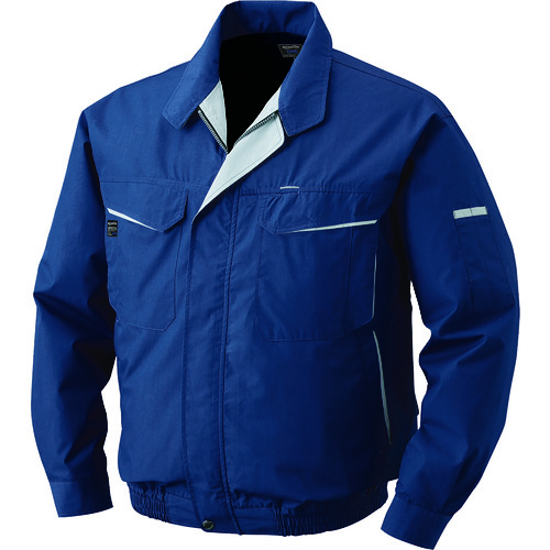 トラスコ中山 空調服 綿・ポリ混紡ワークウェアのみ ネイビー 5L(ご注文単位1着)【直送品】