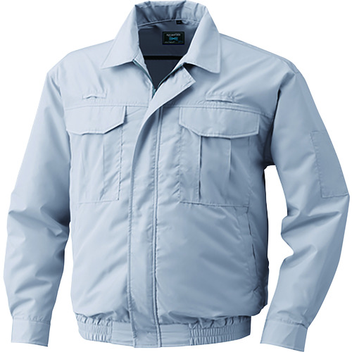 トラスコ中山 空調服 綿薄手フルハーネス仕様空調服 ウエアのみ シルバー LL(ご注文単位1着)【直送品】