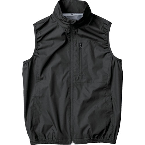 トラスコ中山 空調服 遮熱タチエリ空調ベスト ブラック 3L(ご注文単位1着)【直送品】