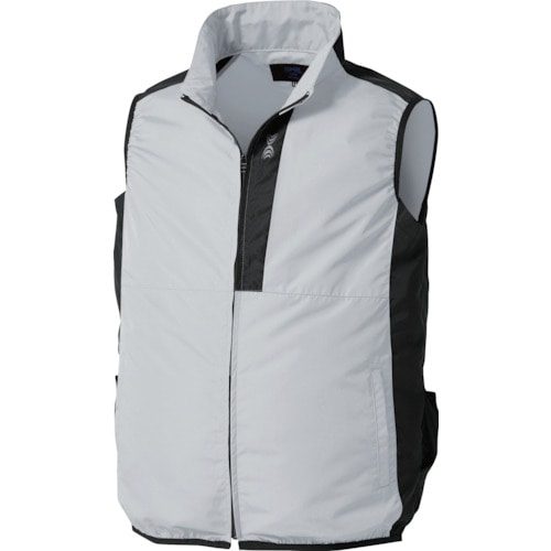 トラスコ中山 空調服 空調服 ベスト シルバー 4L 358-9553(ご注文単位1着)【直送品】