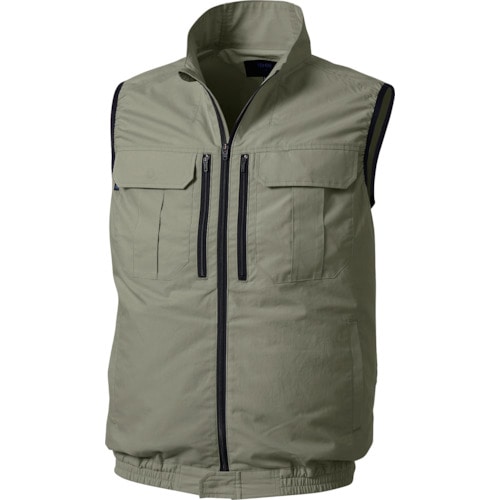 トラスコ中山 空調服 空調服 ベスト カーキグリーン LL(ご注文単位1着)【直送品】