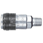 トラスコ中山 日東 ロックカプラ200(めねじ取付用ソケット) 相手側取付サイズRc1/2(78575)(ご注文単位1個)【直送品】