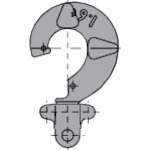 トラスコ中山 キトー キトーレバーブロックL5形 LB016用部品 上フック組 造船用(ご注文単位1個)【直送品】