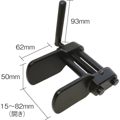 トラスコ中山 日平 車輌整備用品 キャリパーツール（ご注文単位1個）【直送品】