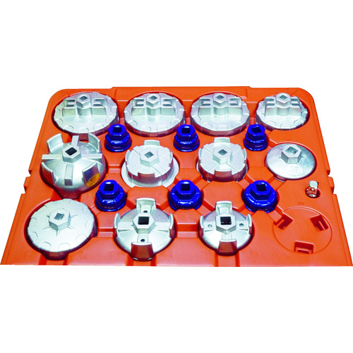 トラスコ中山 日平 カップ式オイルフィルターレンチセット(ご注文単位1セット)【直送品】